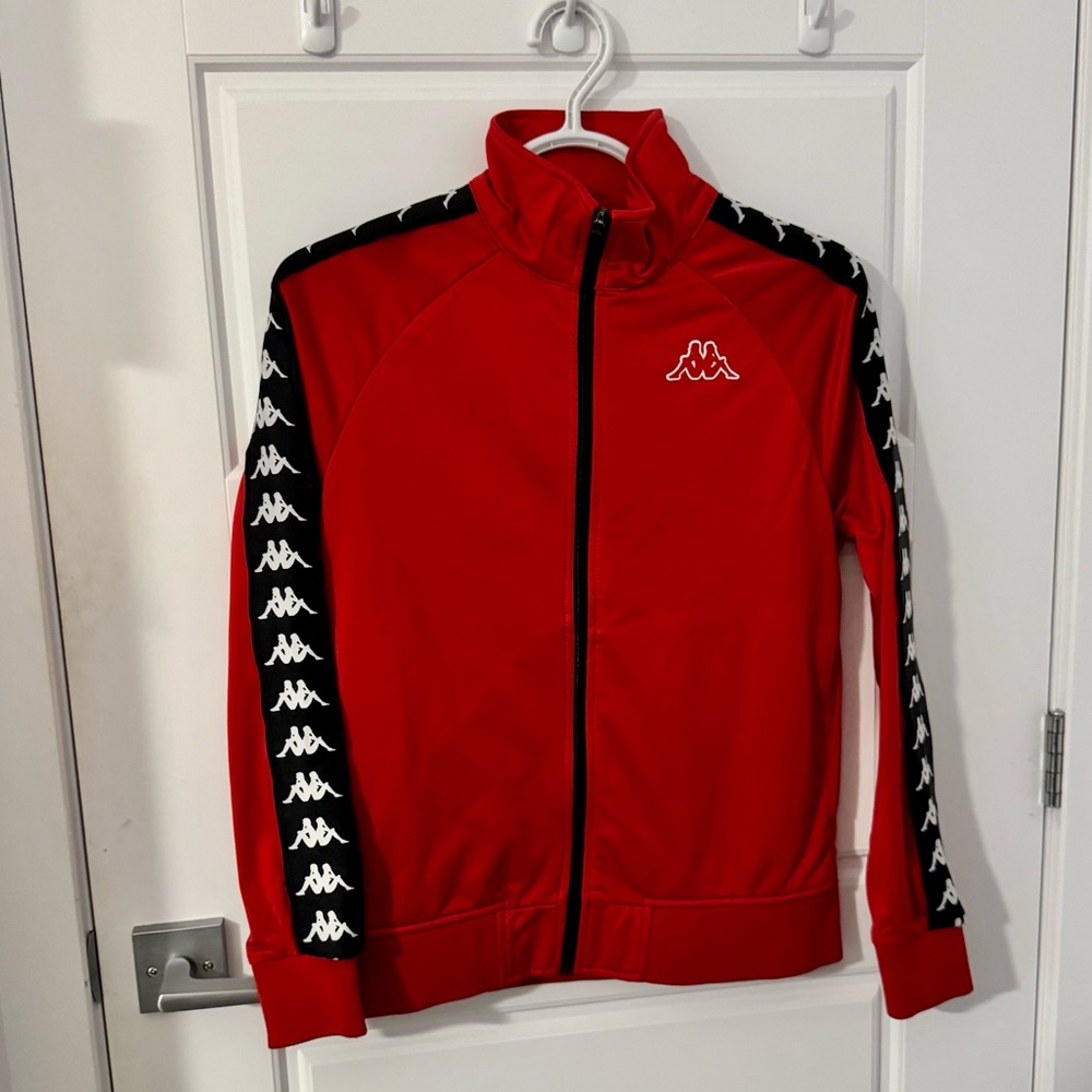Unisex XS Kappa Track Jacket in Red